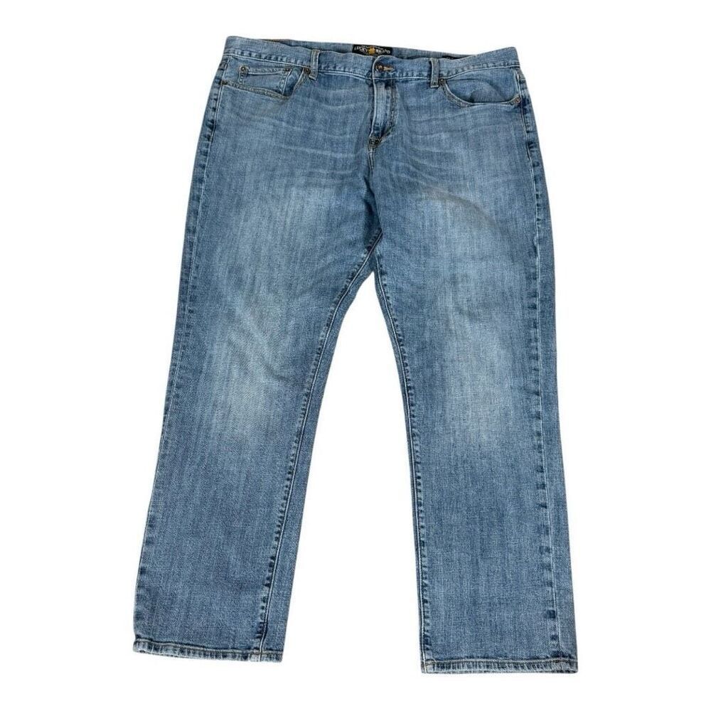 Lucky Brand Men’s 410 Athletic Fit Light Medium Wash Jeans Size 42X32